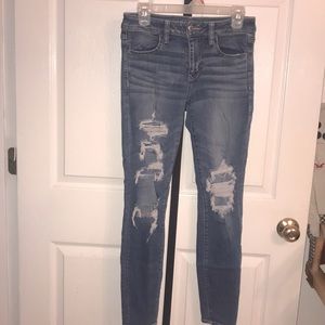 American Eagle Ripped Skinny Jeans